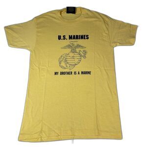 Vintage 80s United States Marines USMC T Shirt Single Stitch Mens M USA Made